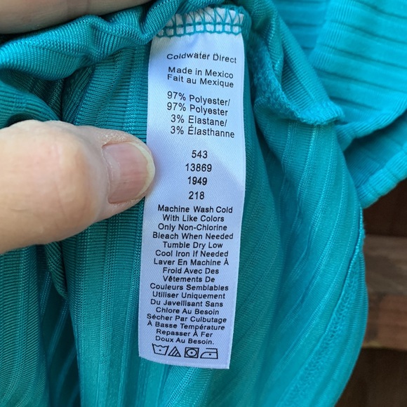 Coldwater Creek Women's Striped Cap Sleeve Top Size Small - Picture 5 of 8